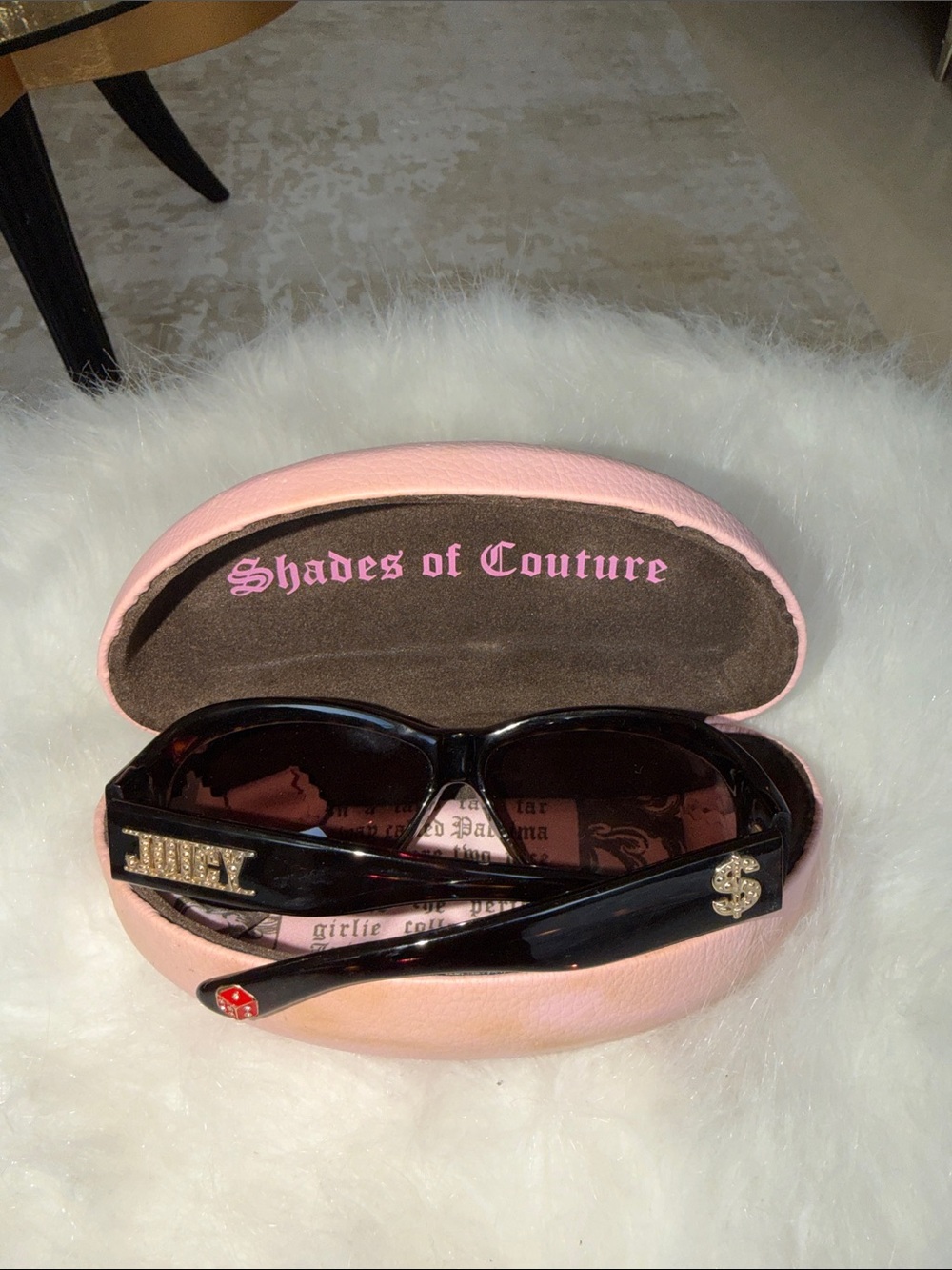 Vintage Juicy couture Sunglasses with Decorative Accents